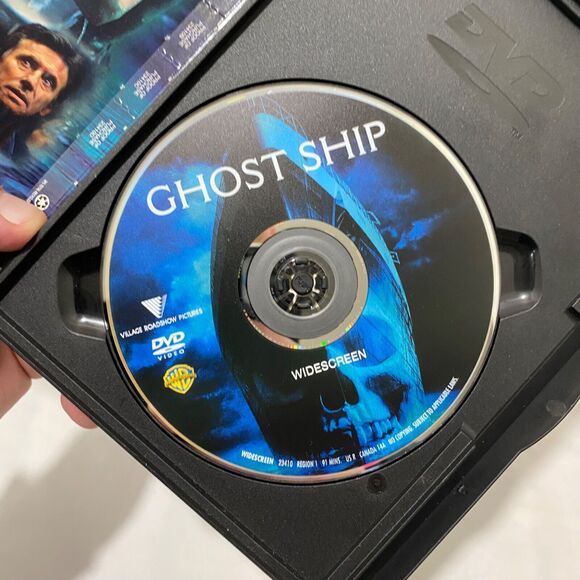 Ghost Ship DVD 2003 Widescreen Warner Brothers Holographic Cover Horror Rated R - Picture 10 of 11